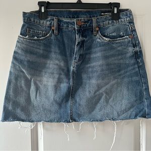 Blank NYC denim mini skirt size 29
